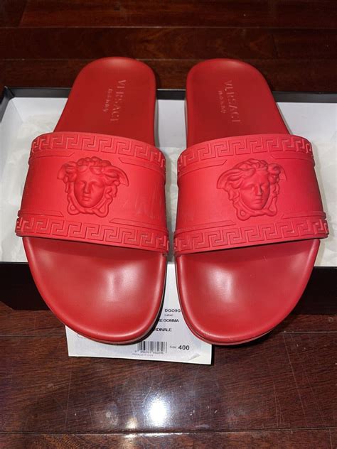 cheap replica versace slides|farfetch Versace slides.